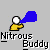 identical yellow cartoon figures with white heads and blue smoke, each labeled "Nitrous Buddy" below