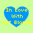 Four identical blue heart-shaped icons with yellow text "In Love With Hot Blonde" on a light green background, arranged in a