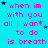 Cyan background with repeated pink text 'when im with you all i want to do is breath' and scattered dark blue stars.