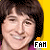nine pixelated images showing a person with short brown hair against a yellow background, each displaying different facial expressions and mouth positions