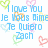 Pixelated blue text displays 'I love you' in English, French, Spanish, Italian, Portuguese, and German with heart symbols surrounding the words.