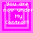 Four identical pixelated display 'You are now under My Control!!!' text in white over a pink background with layered square borders