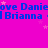 A static image with a bright pink background, blue text repeating 'Danieove' and 'Brianna', and small pink stars scattered throughout.
