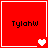 Red square icon with "Tylahw" text and heart symbols changing across four