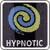 Static pixel art icon featuring a hypnotic spiral with blue and yellow colors on dark background, labeled "HYPOPTIC" at bottom.