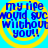 Four identical circular icons with yellow rings on a blue background, each containing pixelated text reading "my life would suck without you!!" in dark blue.