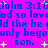 Pixelated blue text on bright purple background with white starbursts, repeating biblical verse John 3:16 in a distorted pattern.