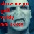 Pixelated image of a pale face with dark eyes and mouth, overlaid with red pixelated text fragments on a blue background.
