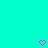 Two pink pixelated heart shapes on a cyan background, one positioned left of center and one right of center.