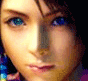 Three distinct character portraits displayed in a with varying facial expressions and background colors