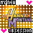 pixelated icons featuring 'Hannah Montana' text, pink and purple hearts, and 'obsession' labels on a checkered background