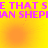 Yellow background with orange circular gradients and repeated pink text reading "E THAT SE THAT SIAN SHEPIAN SHEP" in two