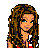 Pixel art contact sheet showing three frames of a sports-themed animated buddy icon with a female character in athletic wear and pink text reading "how bout a lil one on one".