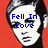 A pixelated image of a person with short dark hair against a red background, featuring blue text reading "Fell In Love With A Girl..." across the face.