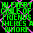 Green pixelated text repeats 'IN EVERY CIRCLE OF FRIENDS THERES A WHORE' over a black background with pink crisscross lines.