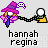 Pixel art buddy icon featuring a character with purple hat and pink hair holding a chain connected to a yellow figure with white sphere head, displayed on light gray background.
