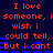 Pixelated text in orange and blue on a dark blue background, repeating lyrics with blue horizontal bars beneath some lines.