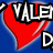 A static pixel art icon featuring a large red heart with white and black outlines against a blue background, overlaid by bold text reading "WALE" in stylized block letters.
