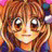 A pixelated anime-style character with long brown hair and large eyes appears on the left side of a contact sheet, while the right side displays "Anime IM" text in white pixelated font over black background.