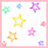 Pixelated icon with pink border showing white background stars and text "I love you Jake" on right, "<888" below.