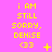 Yellow text on pink background reads "I AM STILL SORRY, DENISE <33" with small symbols changing across frames.