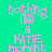 A static image with a bright green background and yellow horizontal bars, displaying repeated text in pink pixelated font.