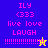Pixelated text and symbols on blue, yellow, purple backgrounds with animated star icons.