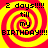A static image with a red and yellow spiral background displaying text about an upcoming birthday.