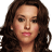 A static image featuring a woman with brown hair and pink blush, alongside text promoting 'Mean Girls' movie release.