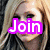 six showing a person with long blonde hair, each displaying different overlaid text in purple or black fonts