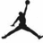 Black silhouette of a basketball player mid-jump holding a ball, displayed in a of three views with one view partially cropped