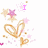 Animated pixel art icon with pink text changing from 'I Need Him' to 'Need', featuring golden hearts, stars, and sparkles on white background.
