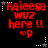 Red pixelated text on black background with white stars and dotted lines, displaying "Raieesa WUZ here !!" and "*p" in two , with variations in star and line positions across frames