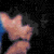 Animated contact sheet of a 3x3 grid showing sequential frames from an AIM buddy icon featuring text and partial character imagery against black background.