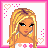 Pixel art of nine showing a blonde doll character with pink floral dress, boots, and heart accents, with text labels for 'Acting', 'Singing', 'Dancing', and 'Life'