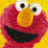 A 4-frame contact sheet of a pixelated Elmo icon with red text and heart symbol on white background.