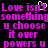 Pixelated text in bright pink on black background with a small white heart symbol above the 't' in 'isn't', repeated twice side-by-side.
