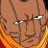 A pixelated anime-style character face with orange and brown tones on the left, next to a black background with white text reading "Anime IM" and "COM" on the right.