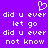 Purple background with white pixelated text and a heart symbol, displaying repeated phrases in a