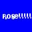Four display the text 'Rogel!!!!' in white pixelated font against blue and black backgrounds, with the top-left showing a brighter blue background than the others