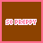 Brown square icon with pink text "SO PREPPY" and animated pink heart symbols shifting position across frames.