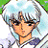 Pixelated anime-style character with light blue hair and dark eyes on left, next to black background with white text "Anime IM" and signature "C0M" on right.