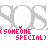 identical pixelated icons featuring a large gray 'SOS' text with red hearts and the phrase '[SOMEONE SPECIAL]' below each icon