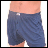 Four- shows a person's torso in blue boxers and white briefs with pixelated text asking "boxers?" and "or briefs?"