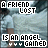 A static image of a person in light-colored clothing standing against a textured background with repeated text overlays.