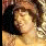 Four distinct images arranged in a with red text labels, each depicting a person or figure against black background