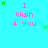 identical pixelated icons on a cyan background, each displaying pink text "I Wish 4 You" with green stars scattered around