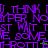 Purple pixelated text repeats across a black background in overlapping layers with slight horizontal shifts, creating a glitchy visual effect.