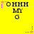 Yellow background with black text 'OHHH MY G' and pink star-shaped animations in four corners.