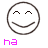 Four pixelated smiley faces with varying expressions and text below each, arranged in a on white background